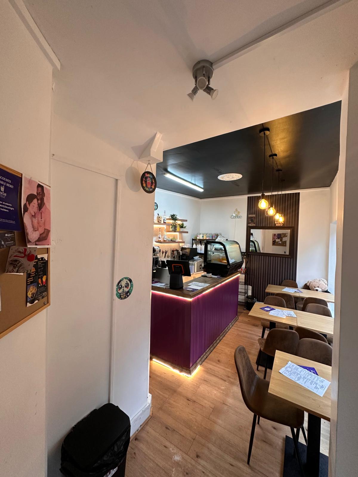 Inside JuLu Bubble Tea and Coffee Stourbridge